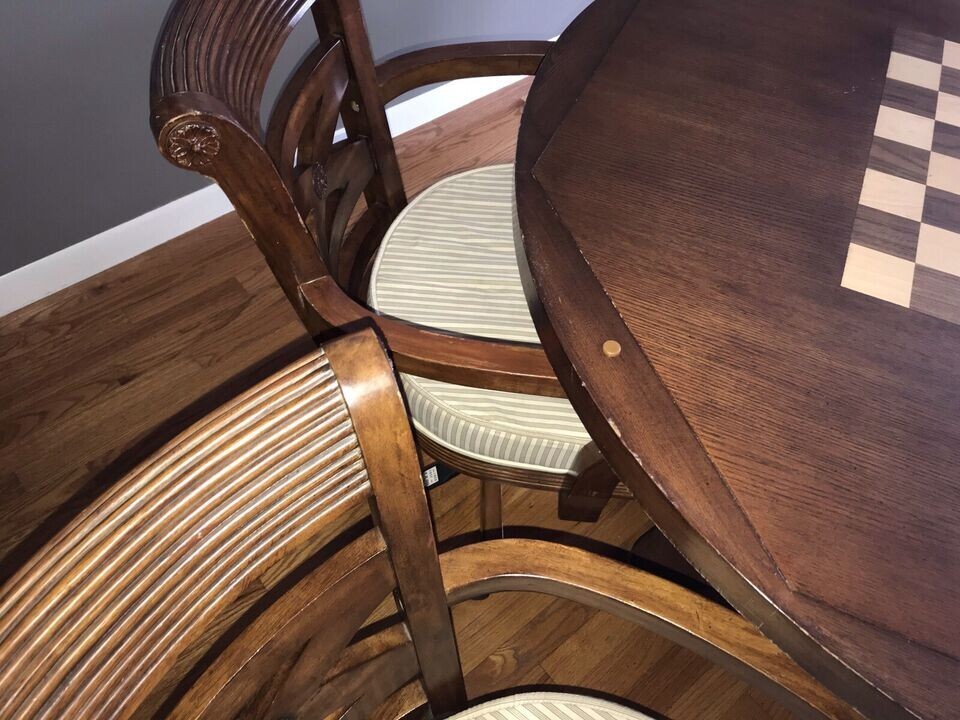 Poker and Chess Game Dinette Table