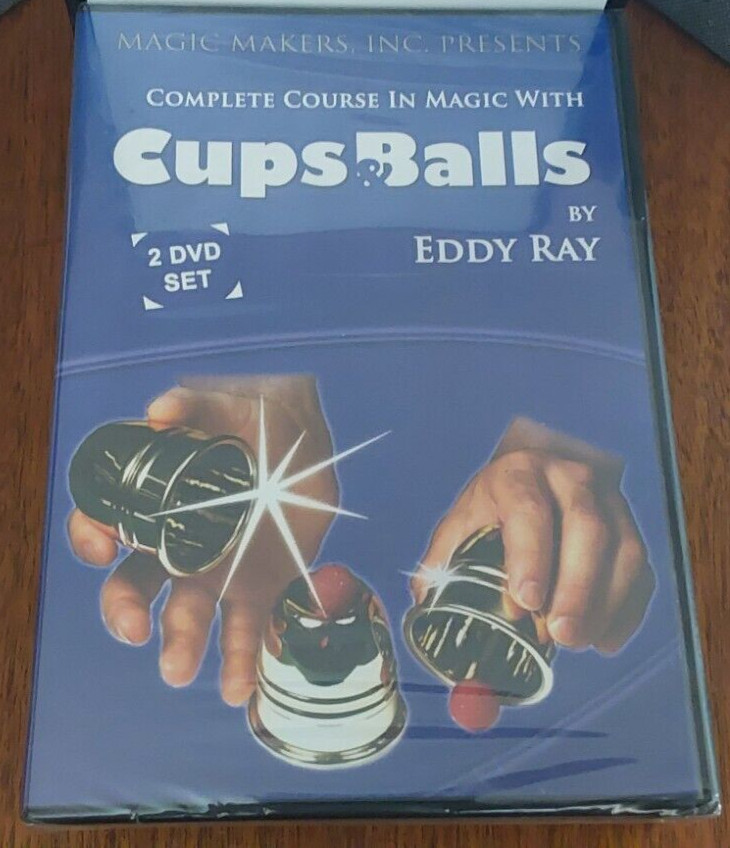Cups & Balls Magic: The Complete Course by Eddy Ray - 2 DVD Set - Close Up Magic