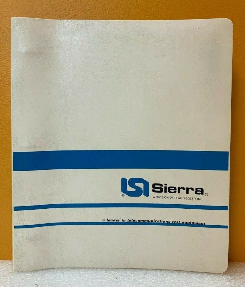 Lear Siegler, Inc. Sierra Electronic Division Catalog.