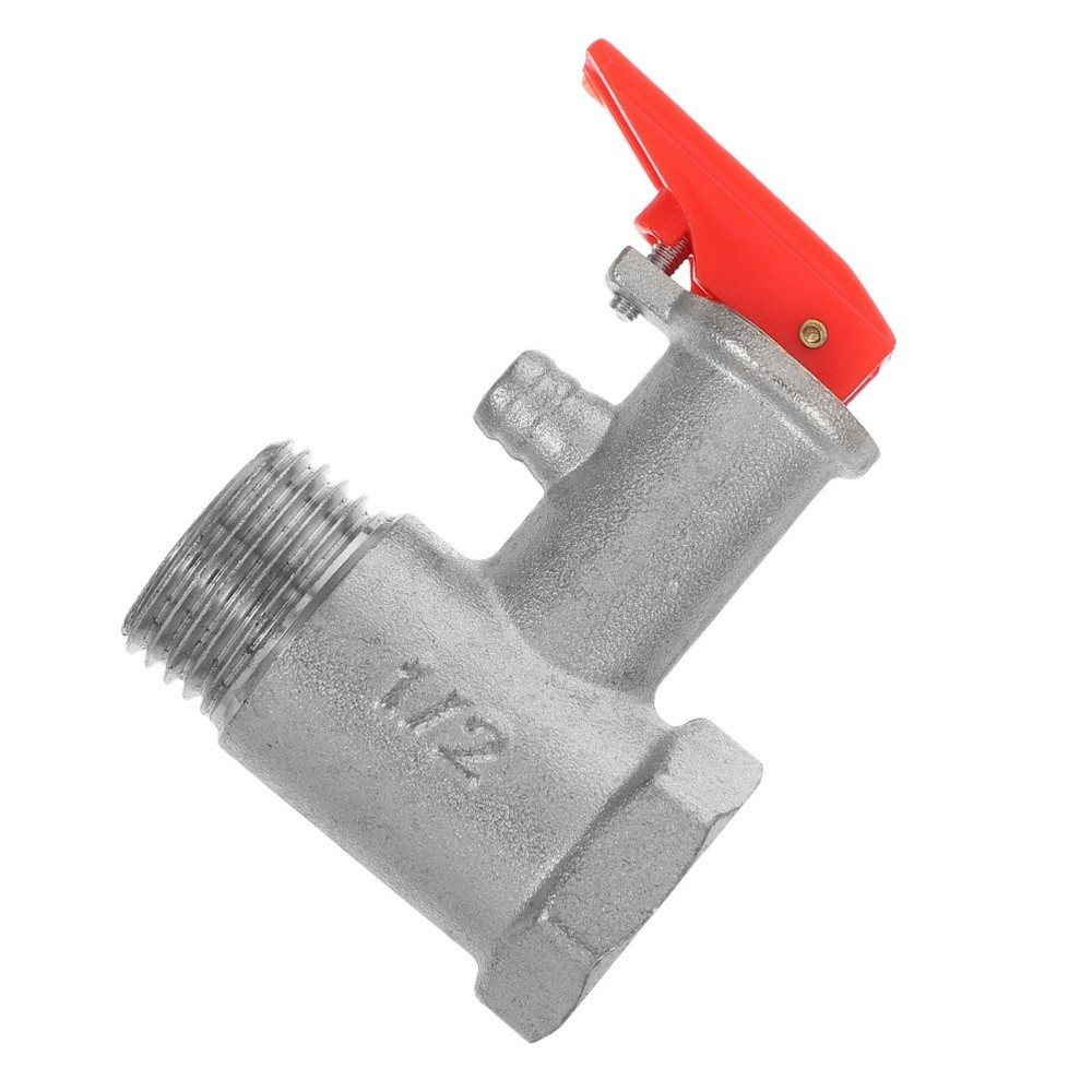 1Pc Safety Relief Valve Brass for Electric Water Heater and Air Compressor