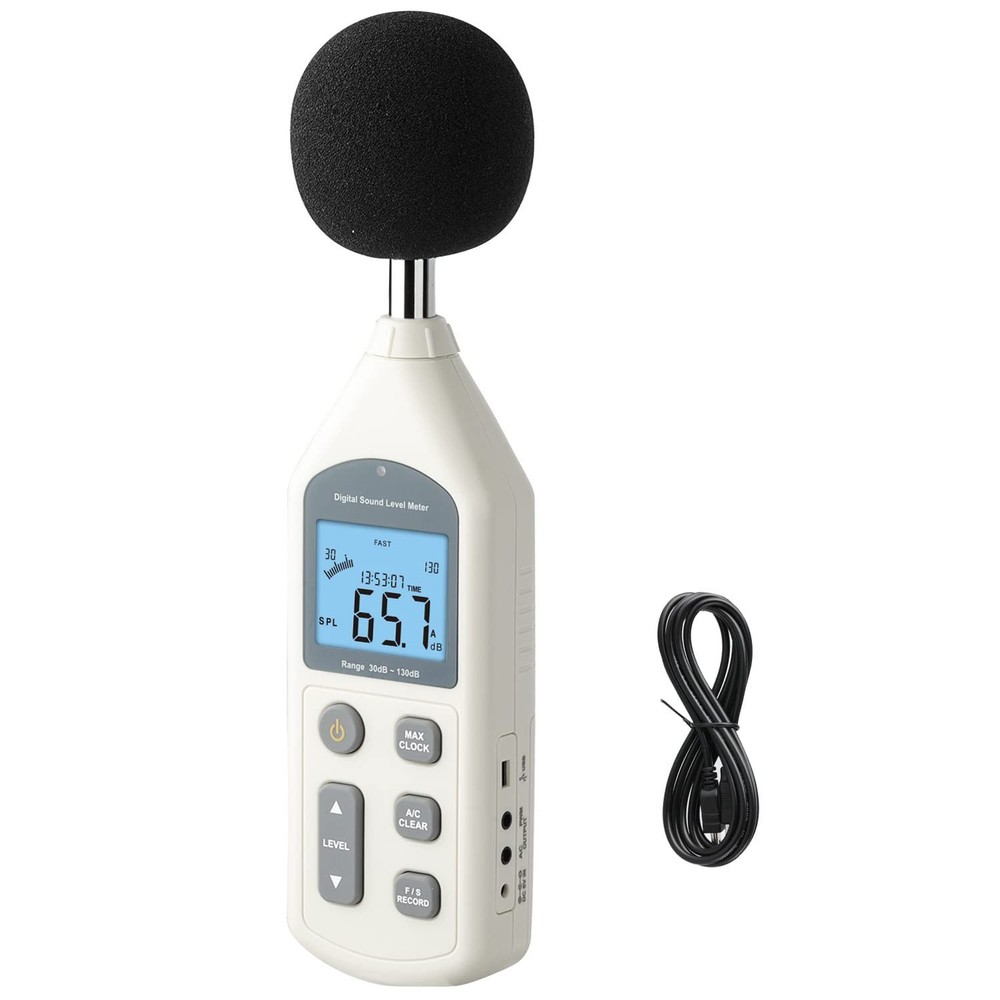 Decibel Meter, Professional Sound Level Meter with Backlight USB Version