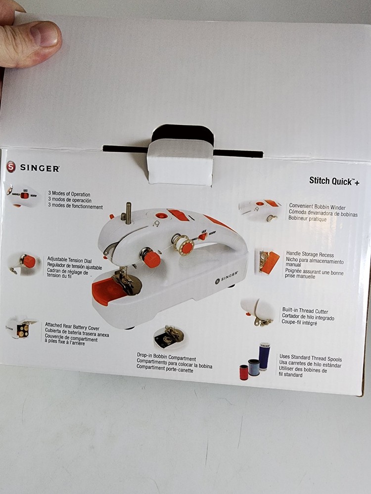 Singer Stitch Quick + Two Thread Hand Held Mending Machine White