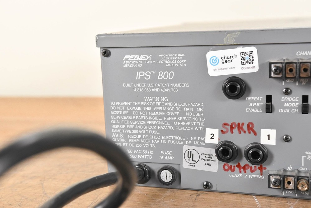 Peavey IPS 800 2-Channel Power Amplifier CG004HM