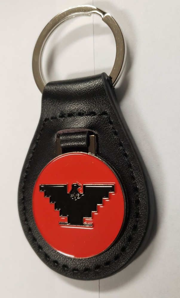 HUELGA BIRD AUTO LEATHER KEYCHAIN KEY CHAIN RING