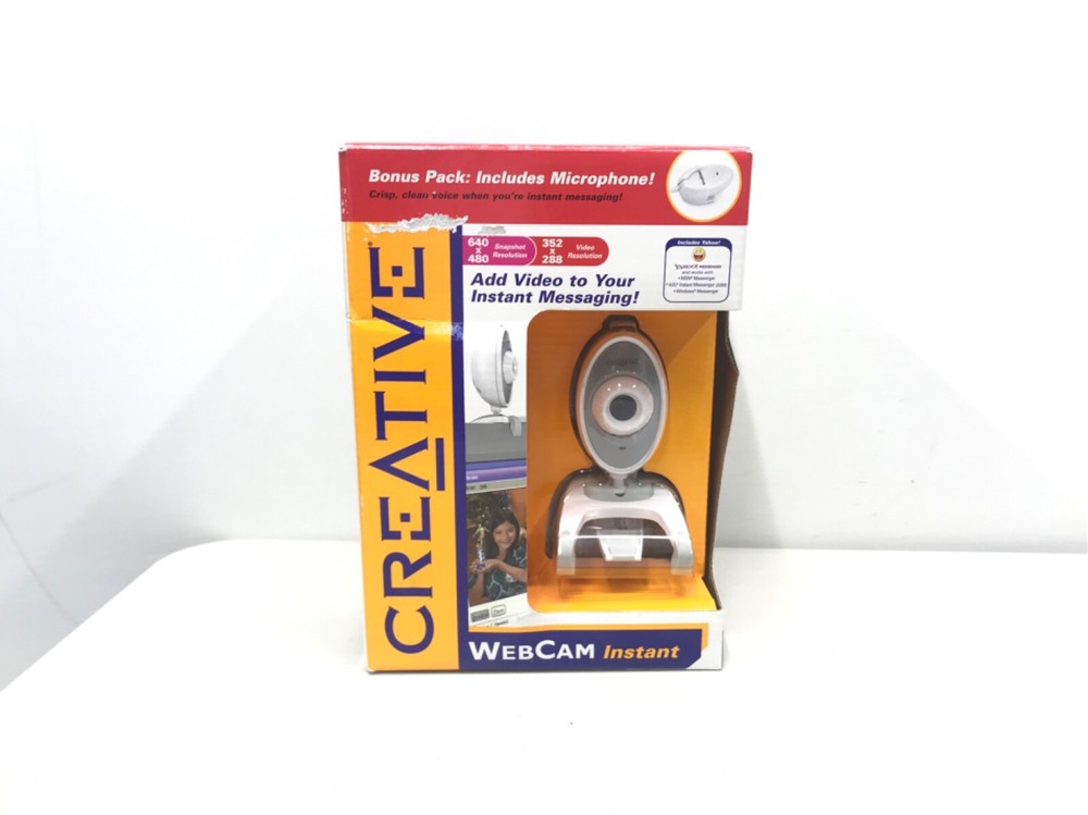 Creative Webcam Instant Web Cam w/Microphone - NEW IN BOX