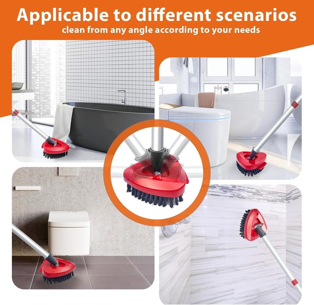 Small Spin Mop Replace Head Base + Scrub Brush for O Cedar 2-Tank RinseClean,...