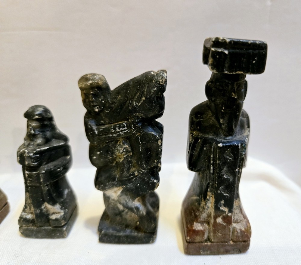 Soapstone Chess Pieces - 8 Mixed Pieces *READ DESCRIPTION*