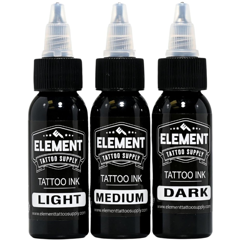 Professional Greywash Ink Set - Smooth Shading & Outlining