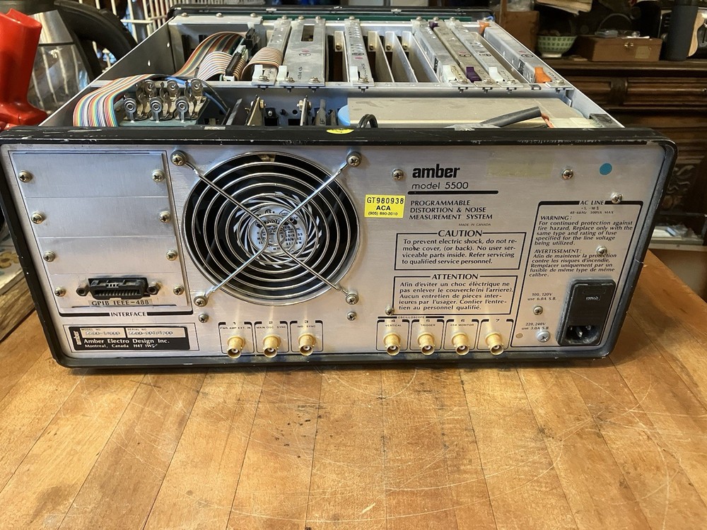 Amber Electro 5500 Audio Programmable Distortion & Noise THD Measurement System