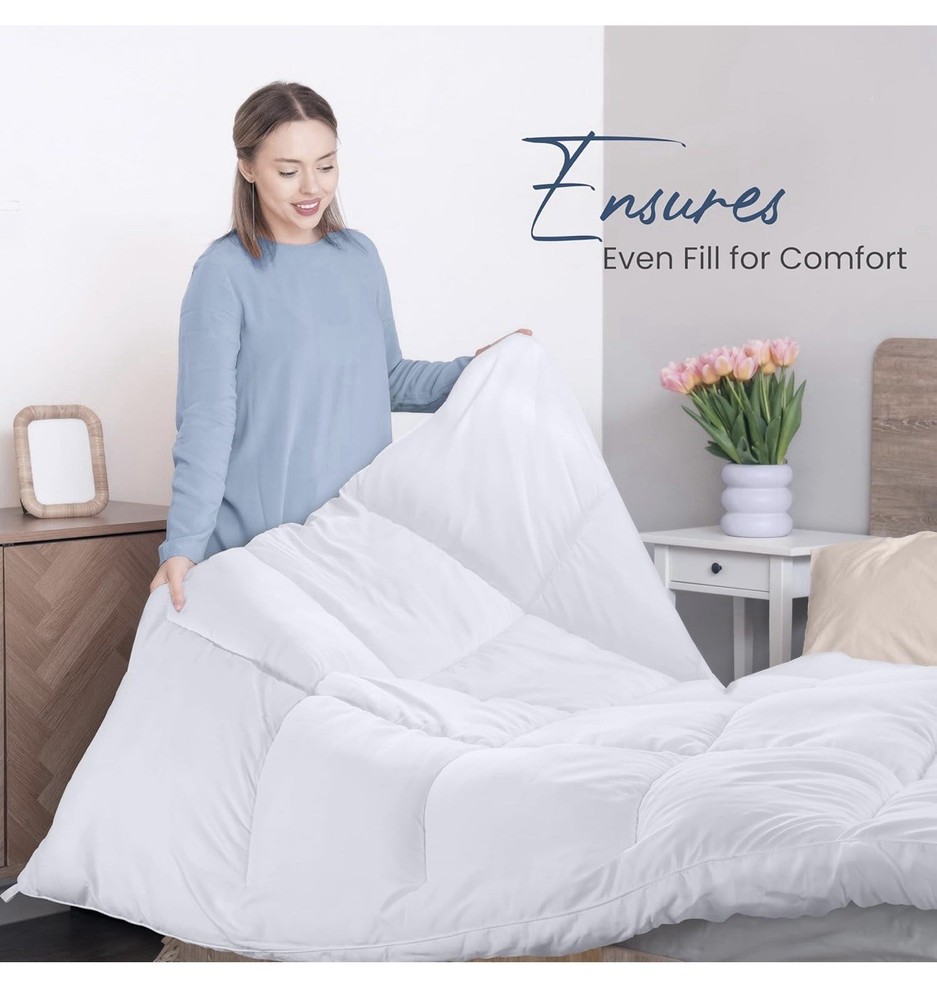 Utopia Bedding - Edredón para todo el año, 8.82 oz/m²