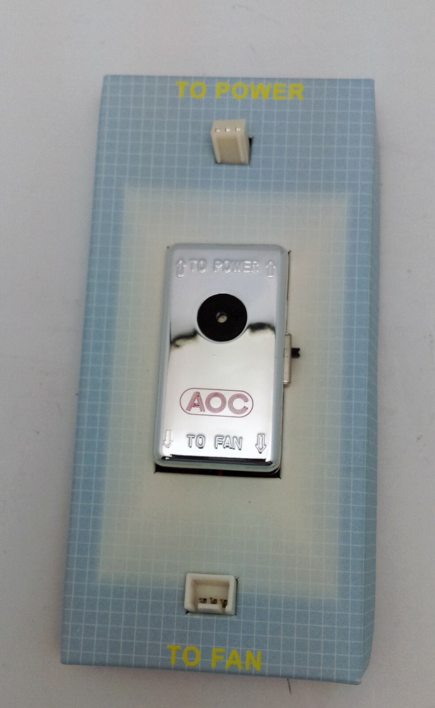 NEW AOC EC-ASB 3-pin Speed Adjustable Desktop PC Fan Kit with Alarm Function