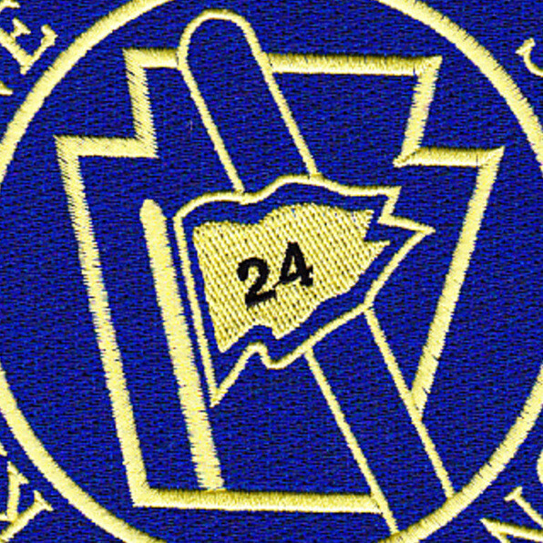 Desron 24 Destroyer Squadron Blue Patch