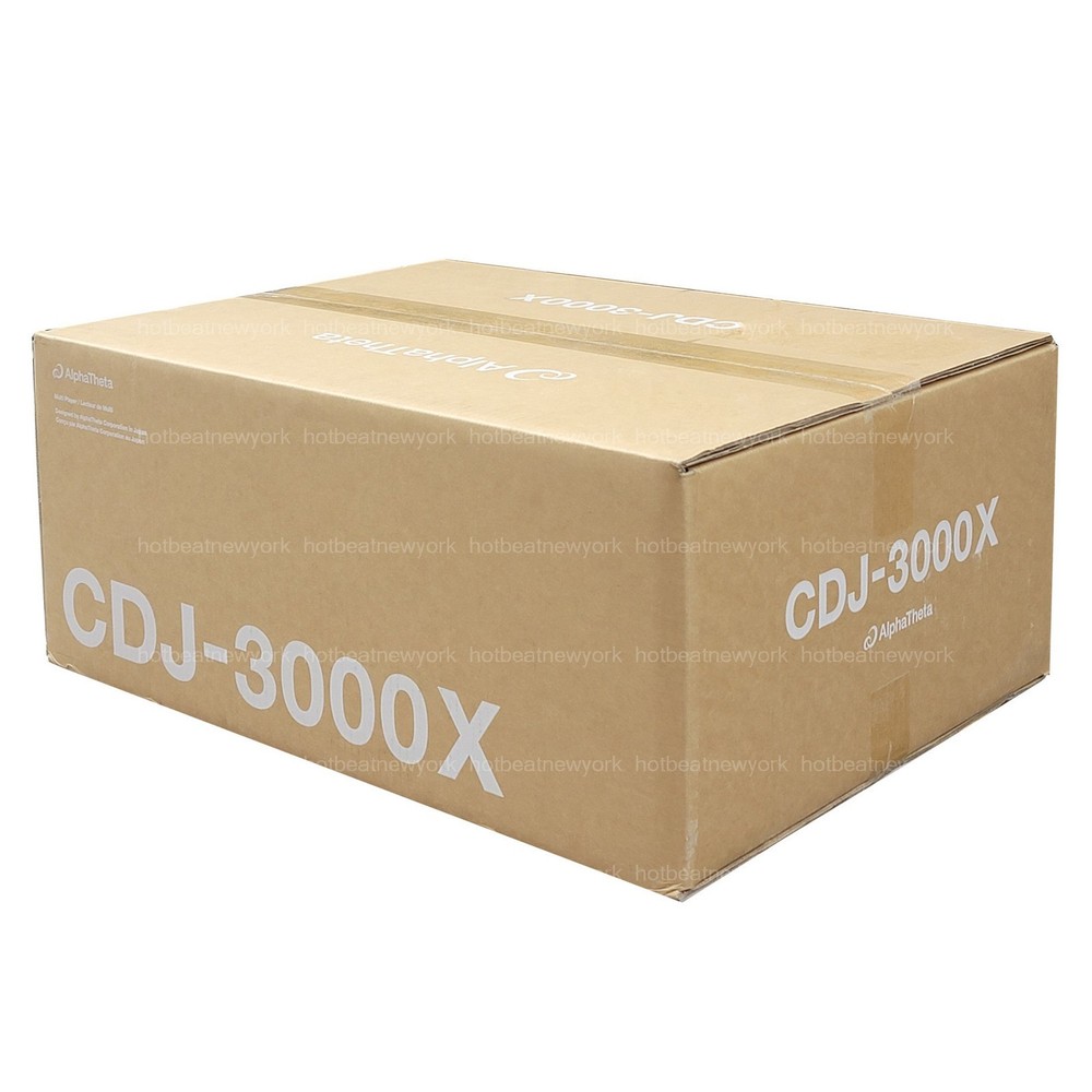 AlphaTheta CDJ-3000X High-Resolution Professional DJ Player