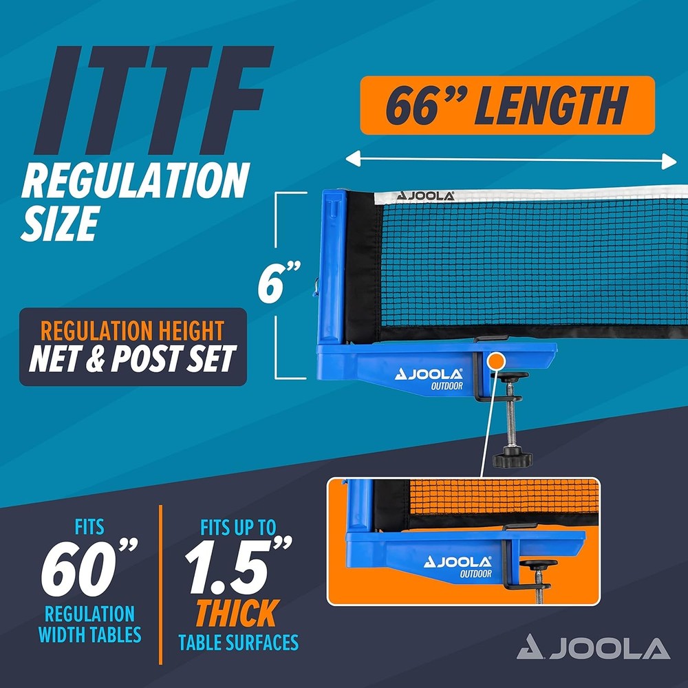 JOOLAtable Tennis net One Size, Blue
