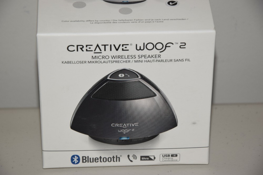 Creative Woof 2 Speaker Portable Micro Wireless Bluetooth Built-in Speaker Phone