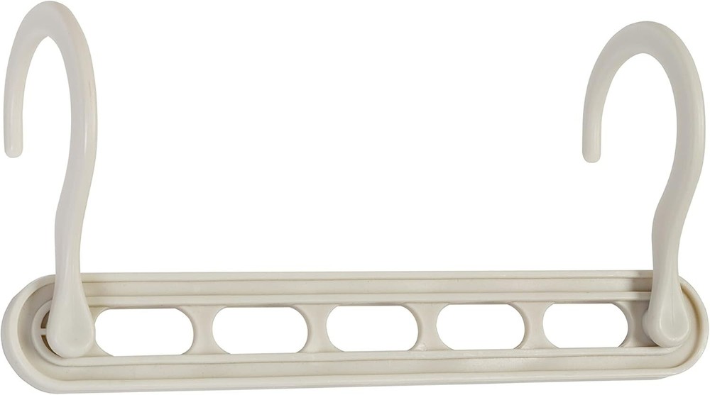 Honey-Can-Do Plastic Collapsible Cascading Space Saving Hangers White 20 Pack