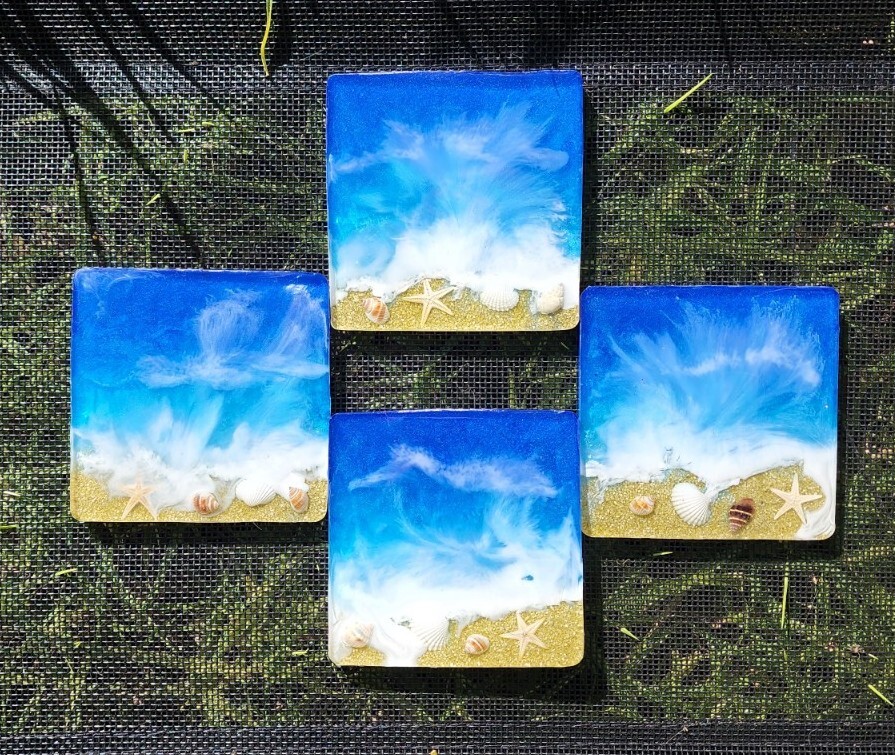 Handmade Resin Coasters
