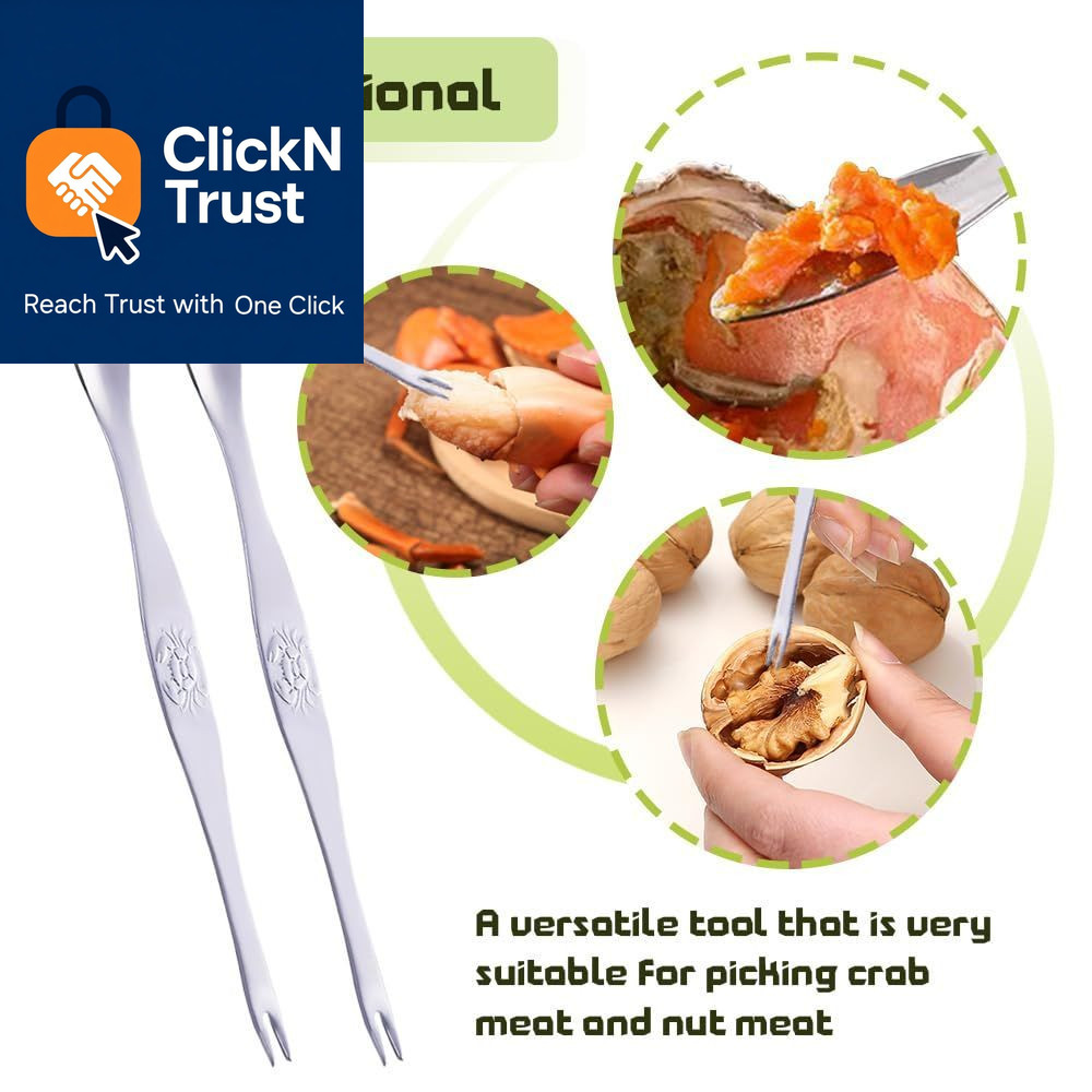 Nut Cracker, Nutcracker, Seafood Tools, Walnut Cracker for 3 Piece Set, Green