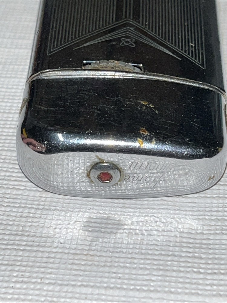 Vintage RONSON lighter atomic chevron sputnik logo !!!