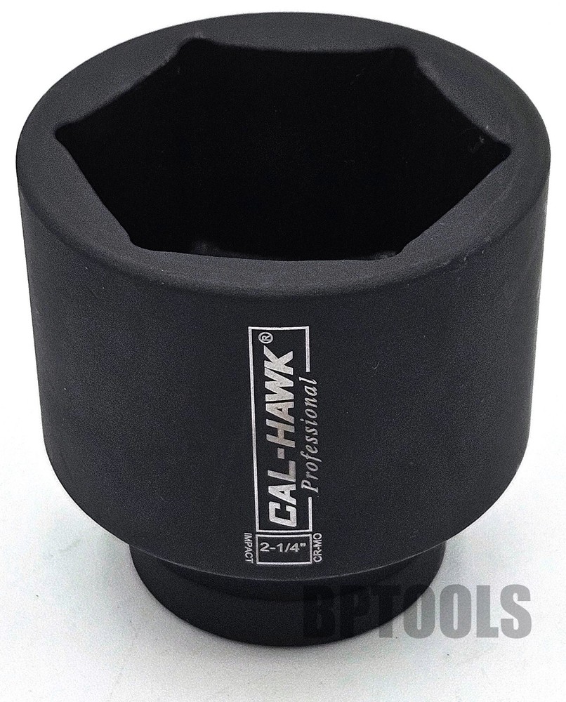 2-1/4" Deep Impact Spindle Socket 1" Drive 6 Point Axle Nut Socket Remover CR-MO