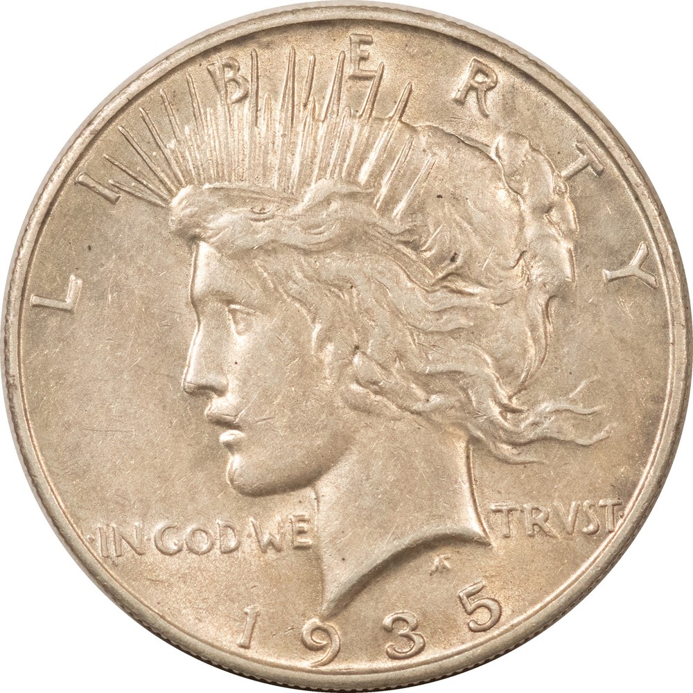 1935-S PEACE DOLLAR - ORIGINAL HIGH GRADE EXAMPLE!
