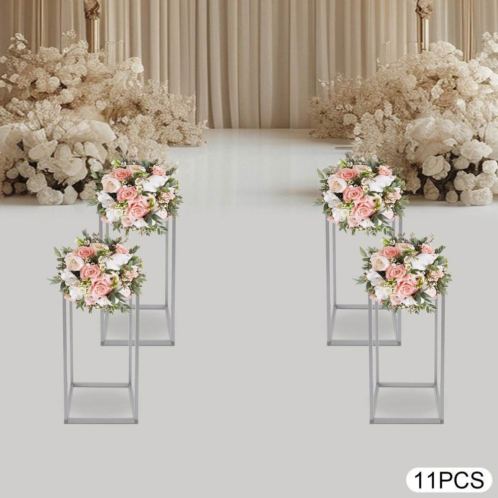 11 Pcs Flower Stands Flower Holder for Wedding Decorations Rectangular Wedding