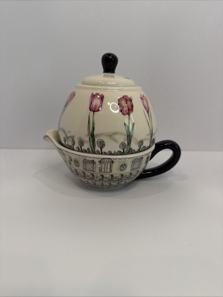 The Bombay Company 3-piece Stackable Creamer & Sugar Set 2002