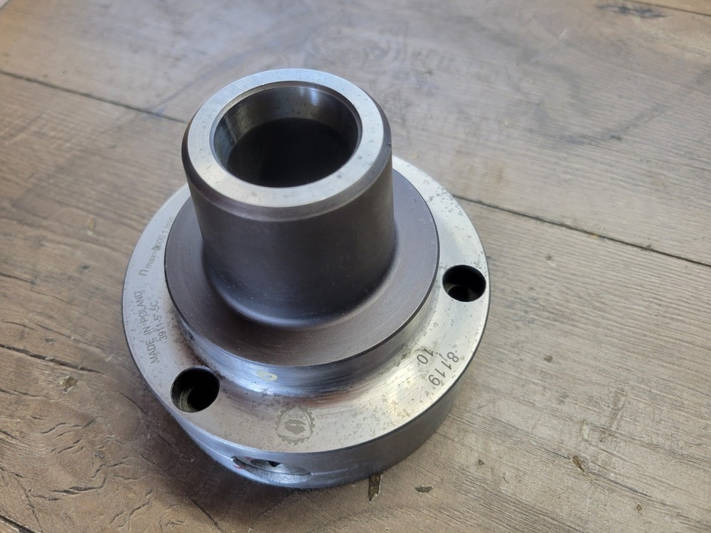 BISON 5C COLLET NOSE 5 " BASE PLAIN BACK NO 3911 5C