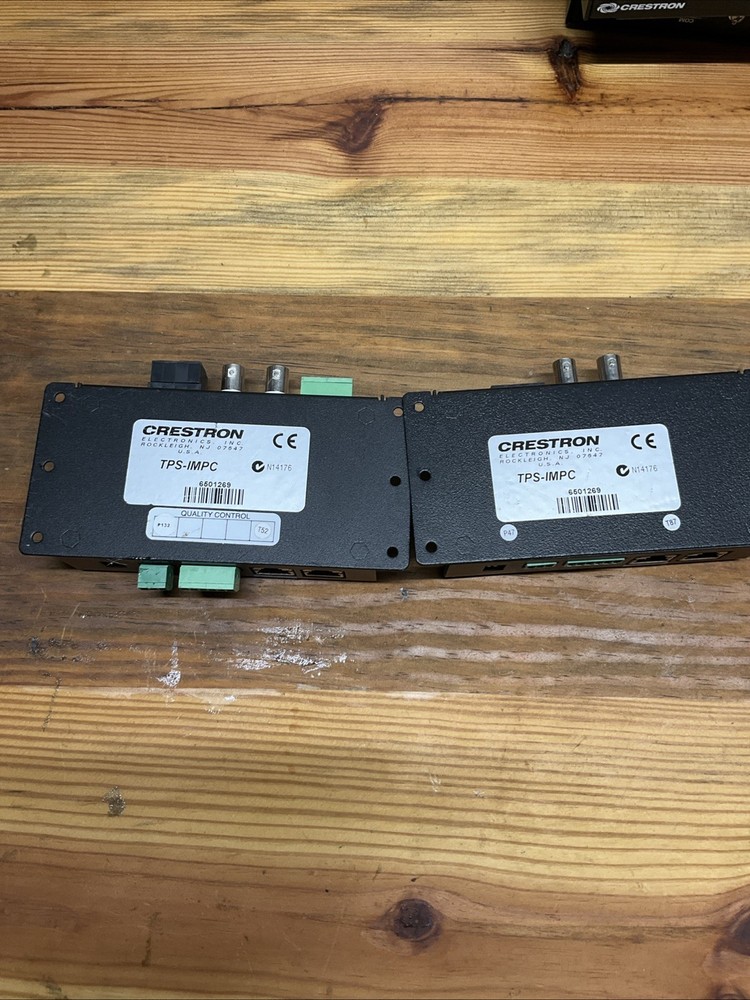 Lot of 2 Crestron TPS-INPC Interface Modules – Untested, AS-IS