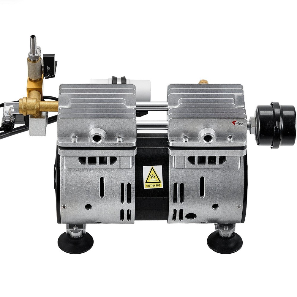 Pond Aeration Kit: 5.2 CFM, 3/4HP Compressor, 2 Diffusers, Timer, 100ft Hoses