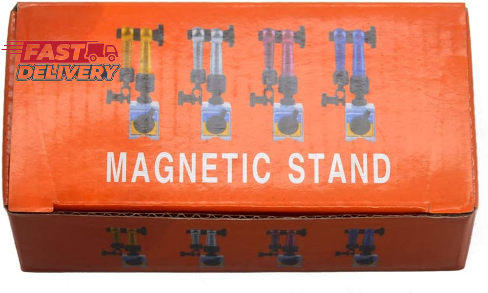 Red Adjustable Magnetic Base Holder for Digital Dial Indicator