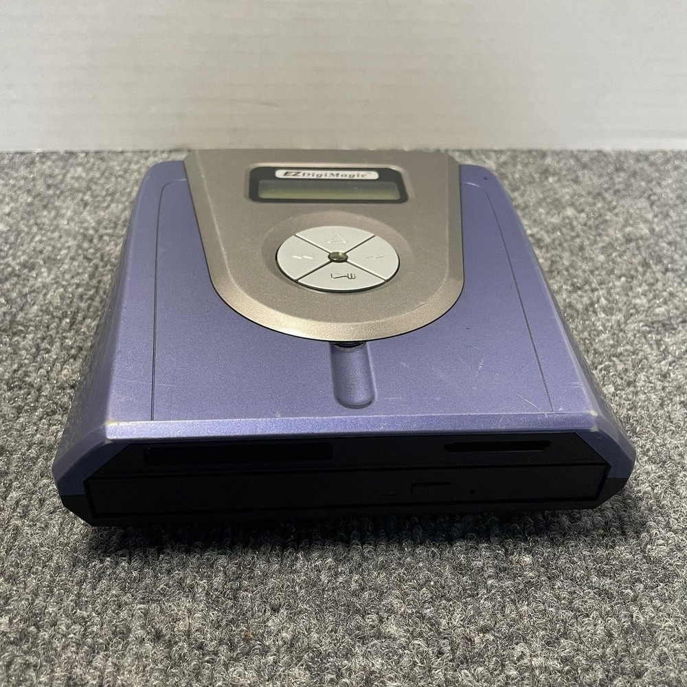 EZDigiMagic DM220-C24e CD/DVD Backup Device External Burner USB 2.0 Card Reader