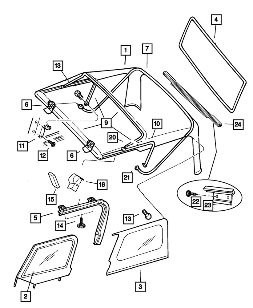 Genuine Mopar Bracket Left 55175803