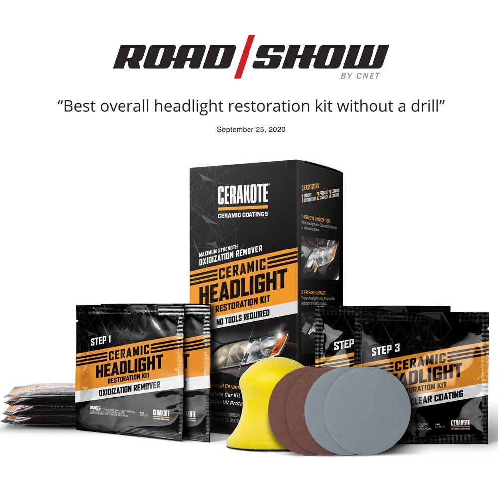 Cerakote Ceramic Headlight Restoration Kit not tools required