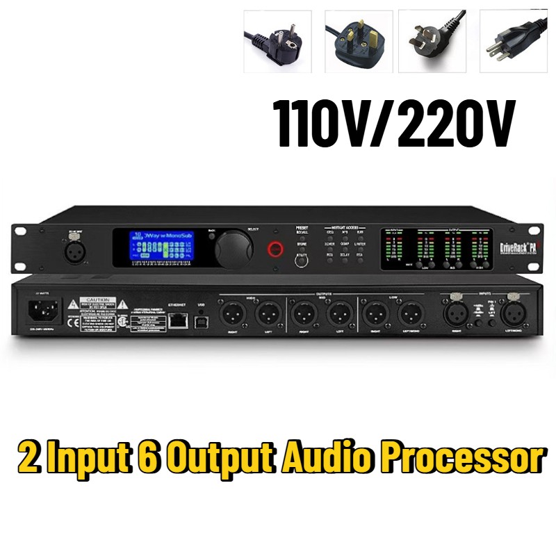 PA2 Audio Processor Speaker Management System Loudspeaker 2 Input 6 Output New