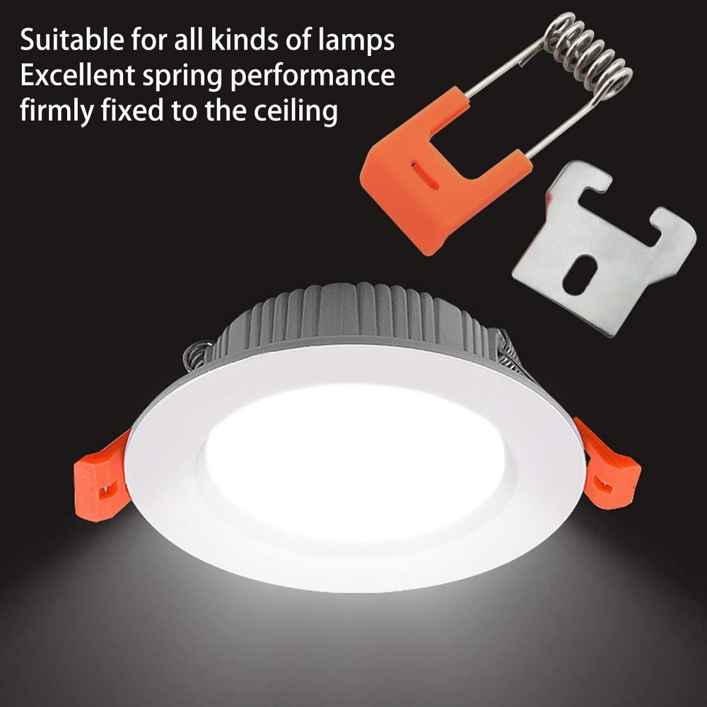 10pcs Downlight Panel Lamp Spring Clip Light Emitting Diode Recessed Lighting