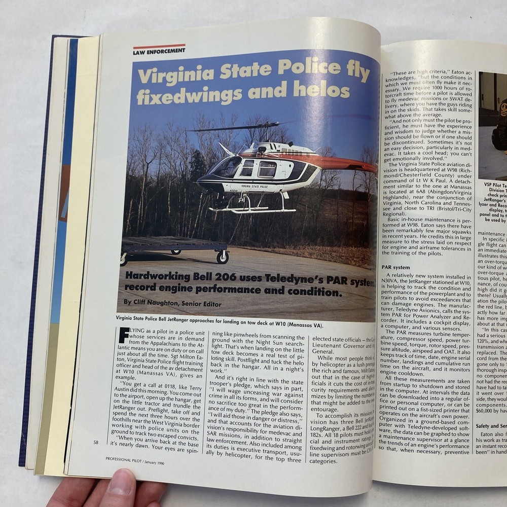 Professional Pilot - January 1990 Issue