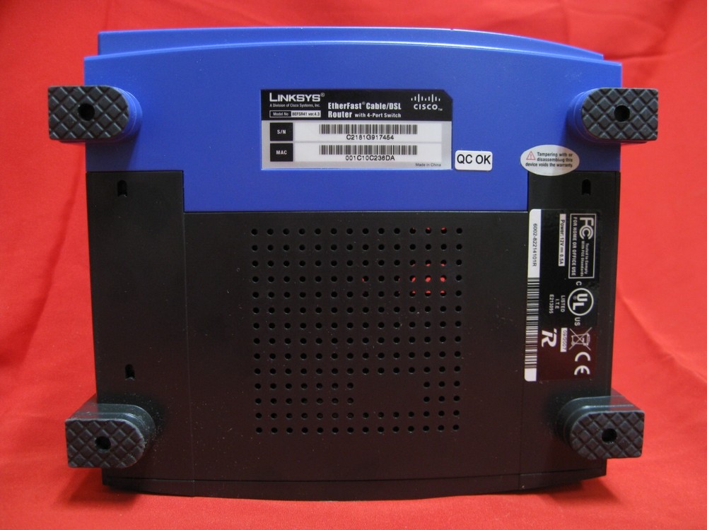 LINKSYS Ether Fast Cable/DSL Router Model - BEFSR41 new open box