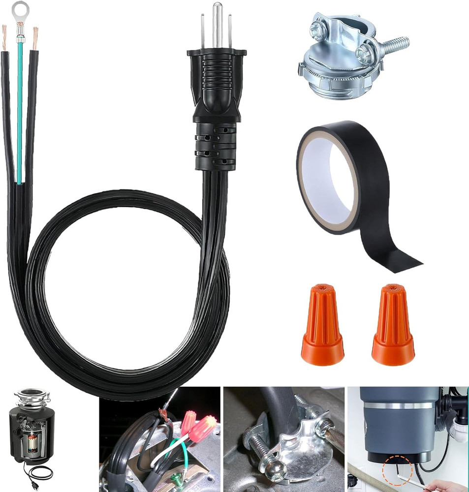 CRD-00 Power Cord Kit for Insinkerator Garbage Disposal | for Insinkerator Power
