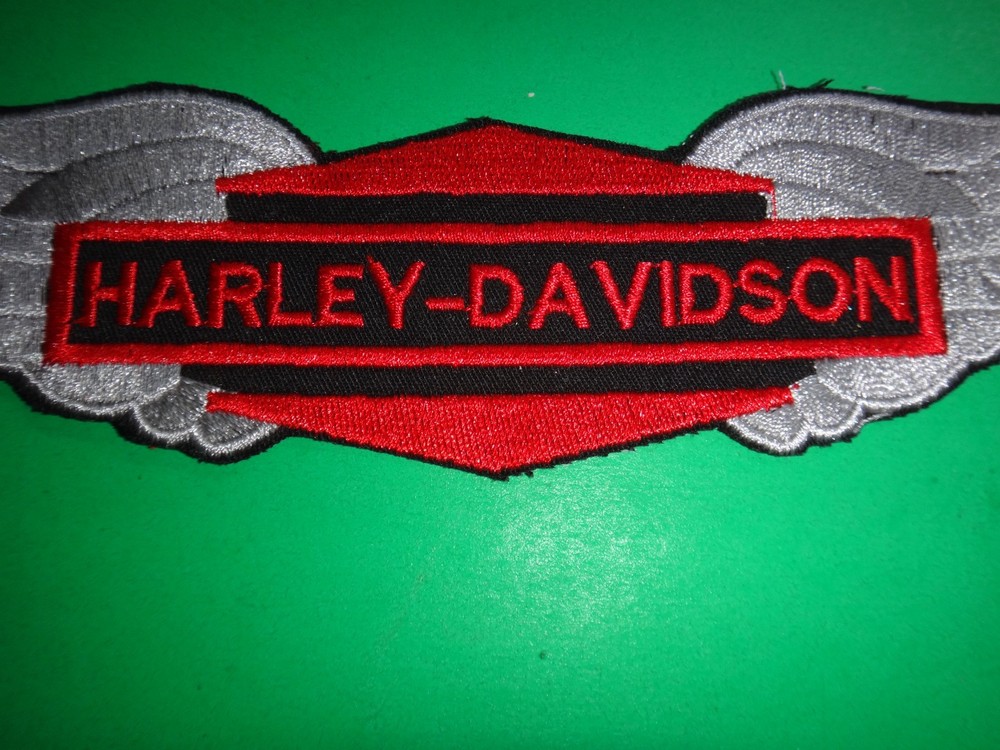 American Motorcycle HARLEY-DAVIDSON Machine Embroidered Patch