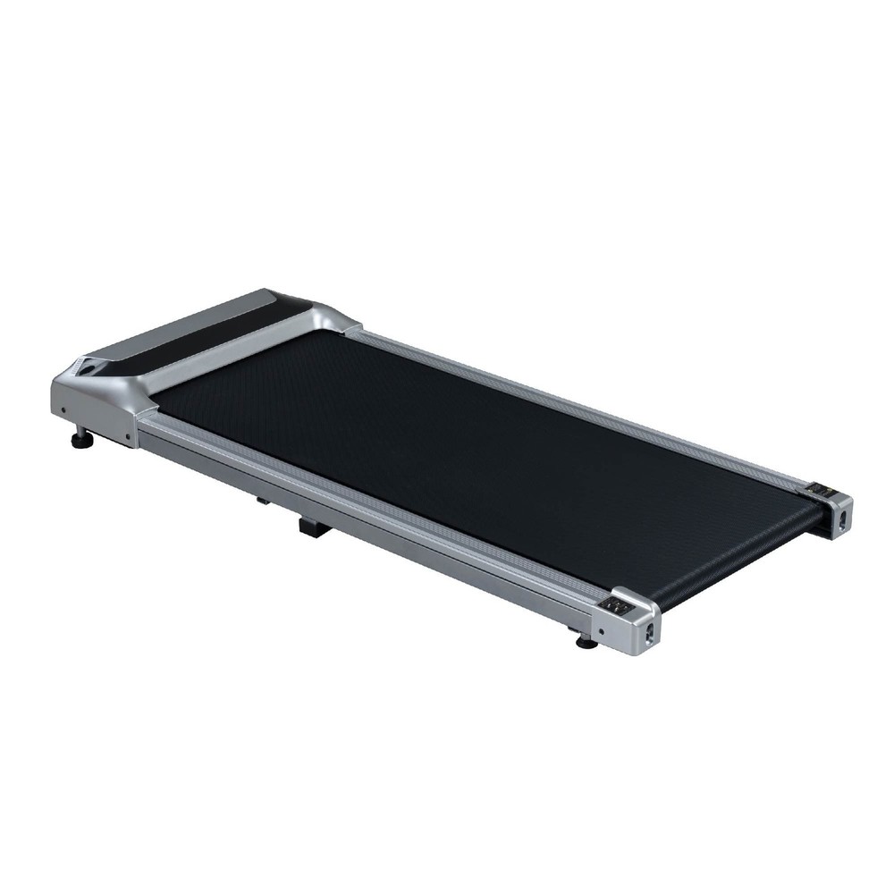Under Desk Treadmill Walking Pad Compact Home Office 2.5HP Silver LED