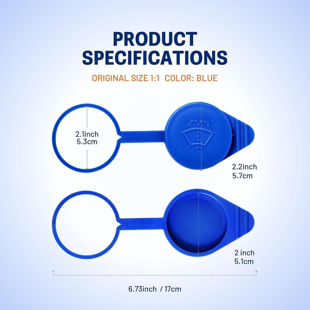 Washer Fluid Reservoir Cap Replacement for Ford Vehicles