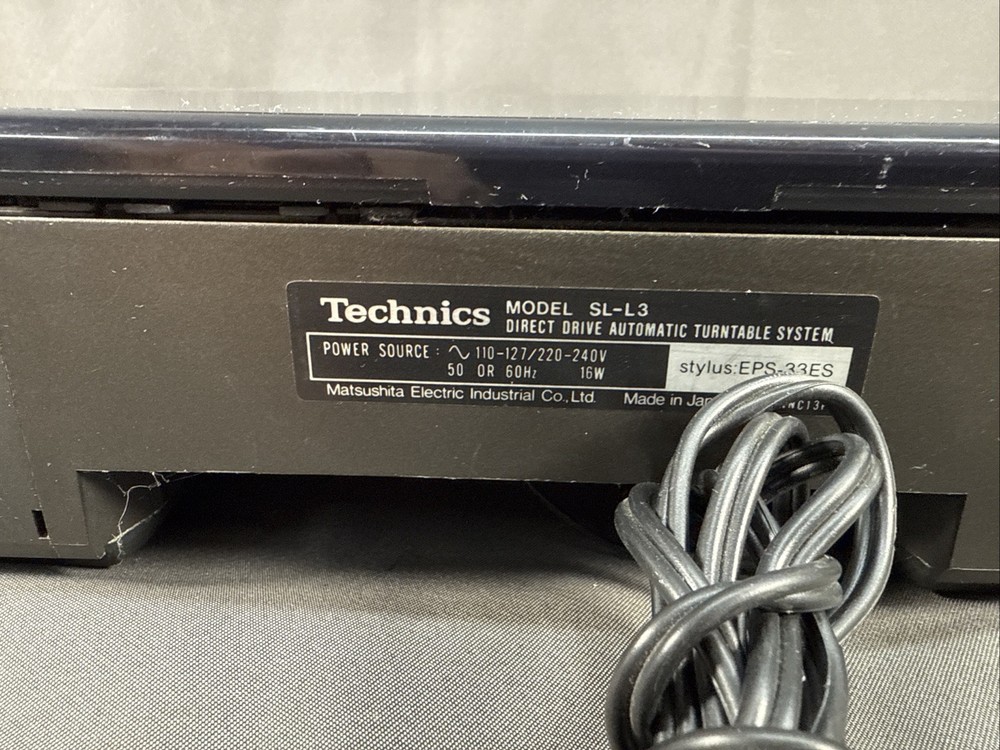 Technics SL-L3 Direct Drive Automatic Turntable READ
