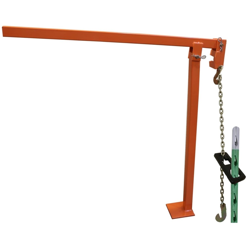 Professional T Post Puller Tool with Lifting Chain