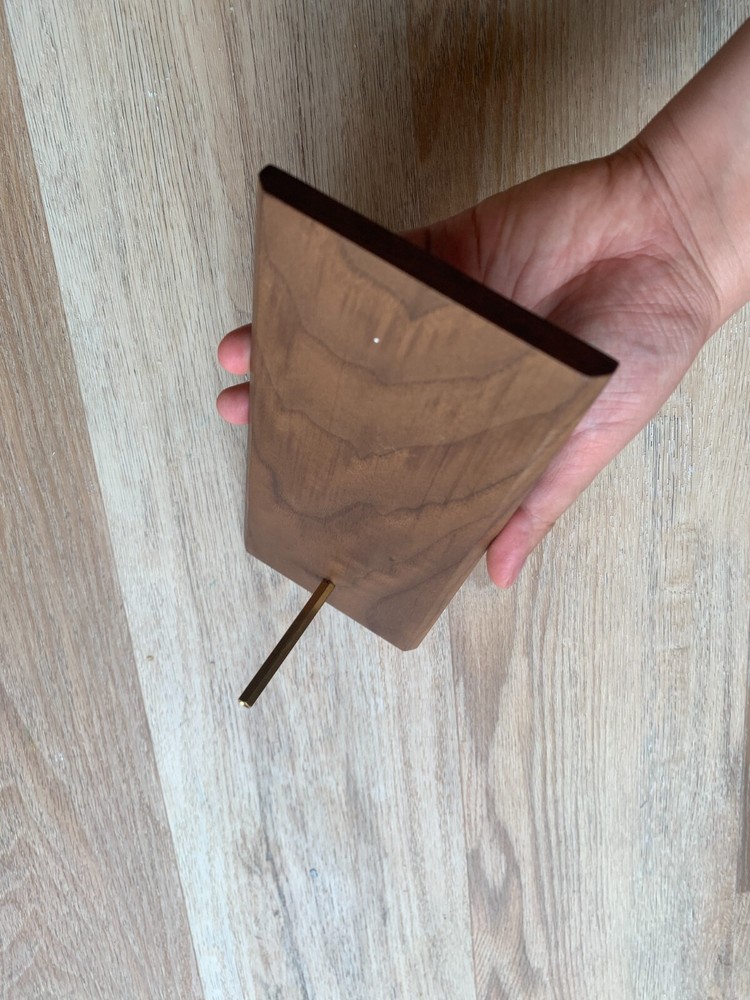 walnut wood board for menu display