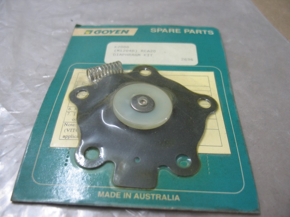 NIB GOYEN K2000 (RCA20) DIAPHRAGM HIT FOR 3/4" VALVES P9612