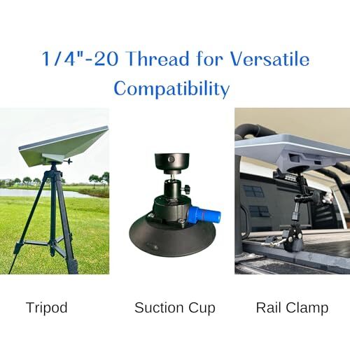 Starlink Mini Tripod Mount Adapter 1/4"-20 Threaded, Works with Original Pipe