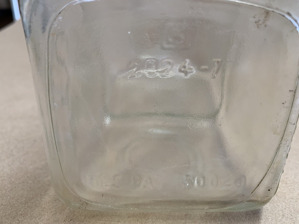 Vintage Horseshoe/Clover Bottle
