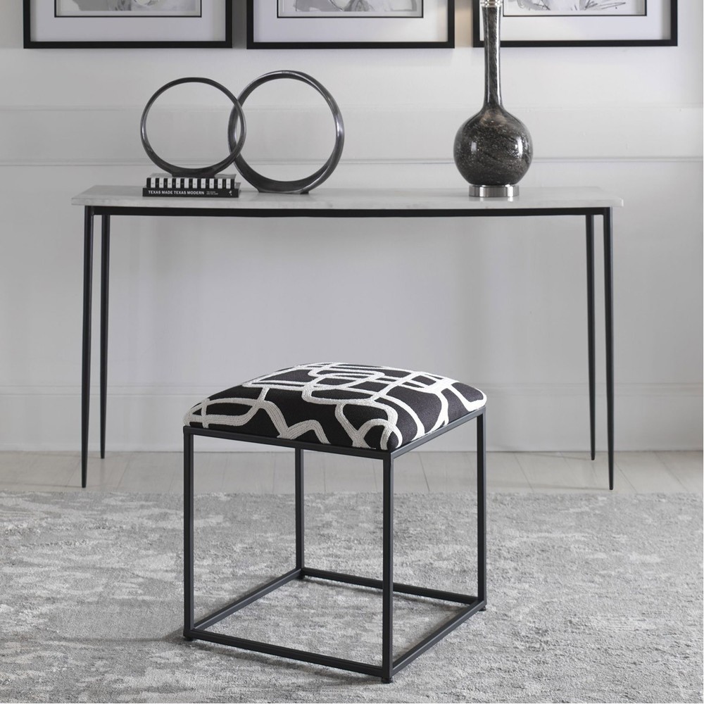 Uttermost 23690 Twists And Turns Ottoman or Stool
