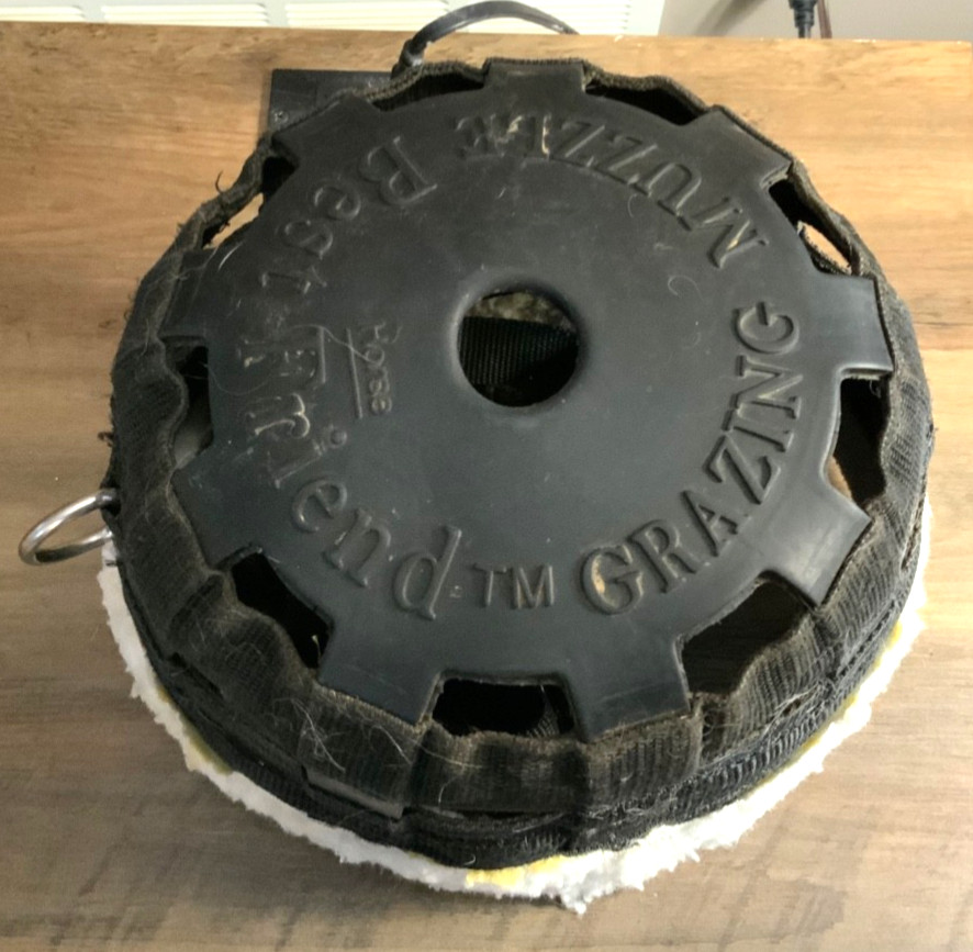 horse gear- grazing muzzle